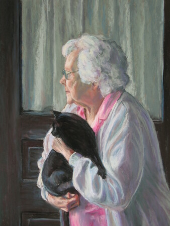 Arrangement in Pink and Black: the Artist's Mother